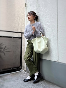「アイテム（チノパンツ）」を使った、がじゅめさん（レディース・151cm）の秋コーディネート