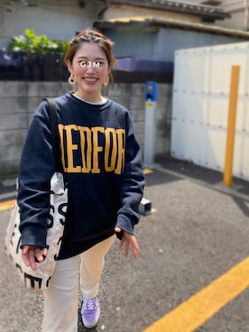 「ごきげんウィーク」｜「アイテム（アクセサリー）」を使った、がじゅめさん（レディース・151cm）の春コーディネート