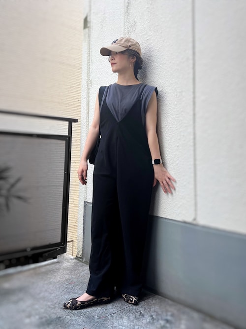 セール】ゆったりサロペット オールインワン・パンツ（つなぎ