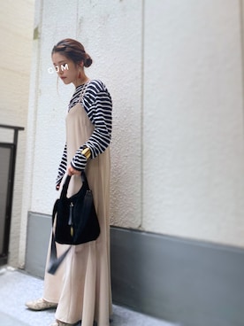 「TONE SELECT GOODS（トーンセレクトグッズ）のアイテム」を使った、がじゅめさん（レディース・151cm）の夏コーディネート
