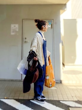 「THE NORTH FACE（ザノースフェイス）のGLAM HIP BAG（ボディバッグ/ウエストポーチ）」を使った、がじゅめさん（レディース・151cm）の冬コーディネート