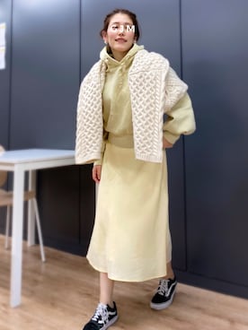 「MARC JACOBS（マークジェイコブス）のアイテム（バックパック/リュック）」を使った、がじゅめさん（レディース・151cm）の春コーディネート