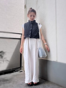「アイテム（ピアス（両耳用））」を使った、がじゅめさん（レディース・151cm）の秋コーディネート