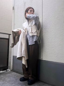 「アイテム（セットアップ）」を使った、がじゅめさん（レディース・151cm）の冬コーディネート