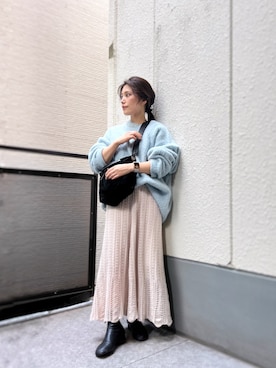 「URBAN RESEARCH Sonny Label（アーバンリサーチサニーレーベル）のアイテム」を使った、がじゅめさん（骨格ウェーブ・レディース・151cm）の冬コーディネート