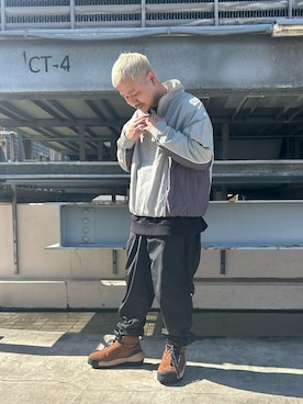 「tk.TAKEO KIKUCHI」｜「アイテム（ブルゾン）」を使った、so-yaさん（メンズ・169cm）の冬コーディネート