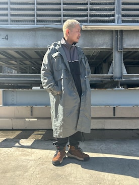 「tk.TAKEO KIKUCHI（ティーケータケオキクチ）のアイテム（その他アウター）」を使った、so-yaさん（メンズ・169cm）の冬コーディネート