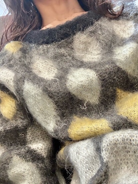 「SUGARHILL（シュガーヒル）のアイテム」を使った、Meg Iwamotoさん（レディース・162cm）の冬コーディネート