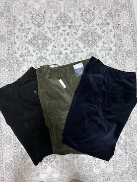 「アイテム（カーゴパンツ）」を使った、Meg Iwamotoさん（レディース・162cm）の秋コーディネート