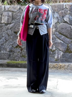 Meg Iwamotoさん（レディース・163cm）の秋コーディネート