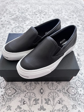 「JACK PURCELL（ジャックパーセル）のアイテム」を使った、Meg Iwamotoさん（レディース・162cm）の冬コーディネート