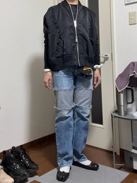 「HYKE（ハイク）のアイテム」を使った、Meg Iwamotoさん（レディース・162cm）の春コーディネート