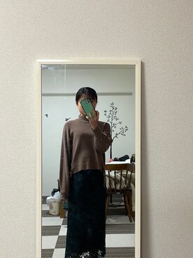 「Feroux（フェルゥ）のアイテム」を使った、nyaさん（レディース・161cm）の秋コーディネート