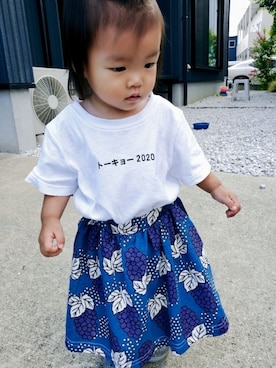 ARUさん（キッズ・80cm）の夏コーディネート