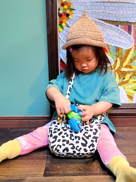 「カラー×コーデ」｜ARUさん（キッズ・80cm）の春コーディネート