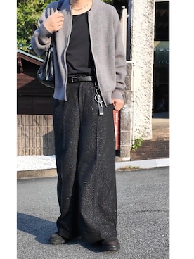 「アイテム（タンクトップ）」を使った、     ととととさん（メンズ・173cm）の秋コーディネート