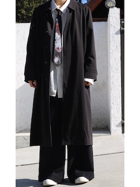 「LAD MUSICIAN（ラッドミュージシャン）のアイテム（フォーマルスーツ/小物）」を使った、     ととととさん（メンズ・173cm）の冬コーディネート