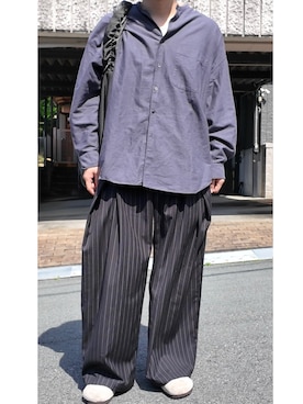 「Graphpaper（グラフペーパー）のアイテム」を使った、     ととととさん（メンズ・173cm）の春コーディネート
