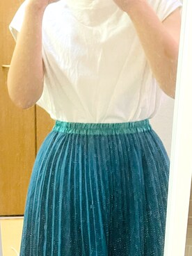 「topic luxe（トピックラックス）のアイテム」を使った、はぎこさん（レディース・150cm）の夏コーディネート