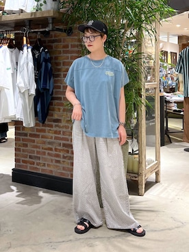「アイテム（パンツ）」を使った、　くまななさん（レディース・163cm・30代）の夏コーディネート