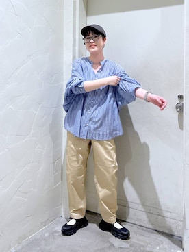 「アイテム（帽子）」を使った、　くまななさん（レディース・163cm・30代）の春コーディネート