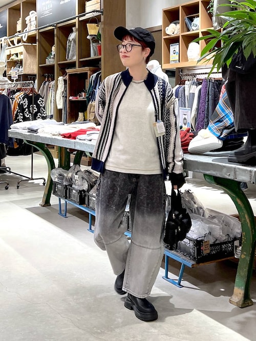 セール】アソートストライプZIPカーディガン（カーディガン