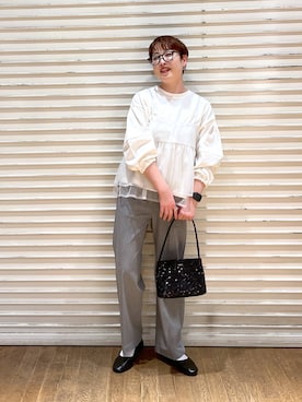 「アイテム（その他トップス）」を使った、　くまななさん（レディース・163cm・20代）の春コーディネート