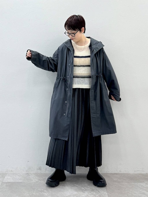 セール】透かしMIXボーダーニットプルオーバー（ニット/セーター