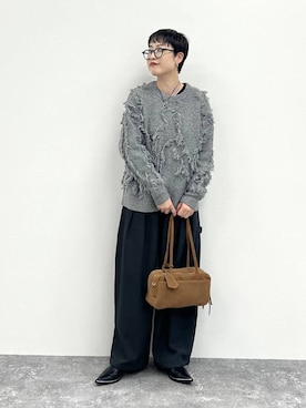 「アイテム（その他シューズ）」を使った、　くまななさん（レディース・163cm・30代）の秋コーディネート