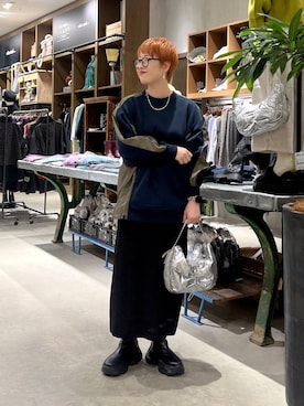 「アイテム（その他トップス）」を使った、　くまななさん（レディース・163cm・20代）の秋コーディネート