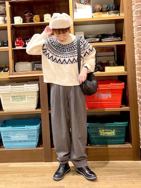 　くまななさん（レディース・163cm）の冬コーディネート