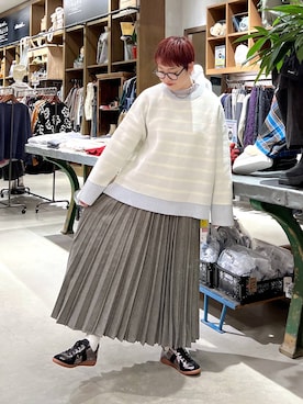 　くまななさん（レディース・163cm）の冬コーディネート