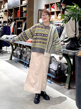 　くまななさん（レディース・163cm）の冬コーディネート