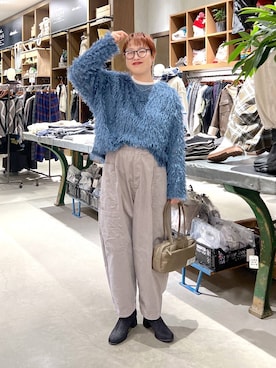 「アイテム（その他トップス）」を使った、　くまななさん（レディース・163cm・20代）の冬コーディネート