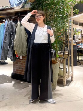 「アイテム（ワンピース/ドレス）」を使った、　くまななさん（レディース・163cm・30代）の春コーディネート