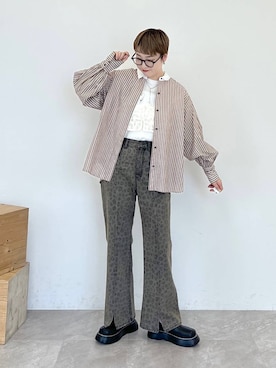 「アイテム（キャミソール）」を使った、　くまななさん（レディース・163cm・30代）の夏コーディネート