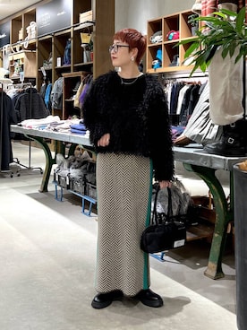 「アイテム（その他トップス）」を使った、　くまななさん（レディース・163cm・20代）の秋コーディネート
