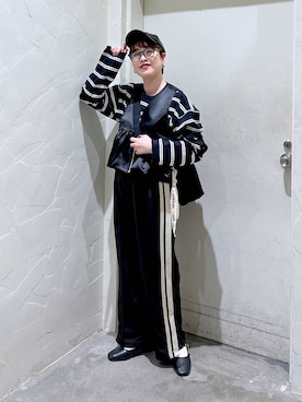 「アイテム（キャップ）」を使った、　くまななさん（レディース・163cm・20代）の春コーディネート