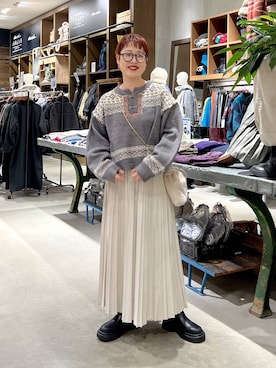 「niko and ...」｜　くまななさん（レディース・163cm）の秋コーディネート