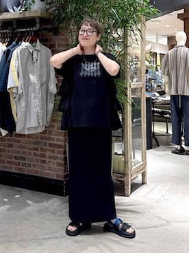 「アイテム（ファッション雑貨）」を使った、　くまななさん（レディース・163cm・30代）の夏コーディネート