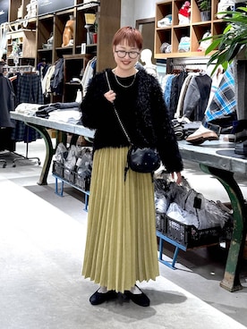 「アイテム（その他トップス）」を使った、　くまななさん（レディース・163cm・20代）の冬コーディネート