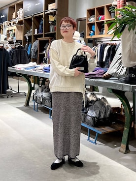 「アイテム（メガネ）」を使った、　くまななさん（レディース・163cm・20代）の秋コーディネート