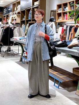 完売MODE NORM COREタックルーズペインターパンツ niko and（ニコアンド）の「[MODE NORM CORE(モードノーム