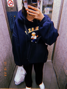 「NEW ERA（ニューエラ）の【NEW ERA】Casual Classic MLB [BSC]（キャップ）」を使った、MIKUさん（レディース・163cm）の秋コーディネート