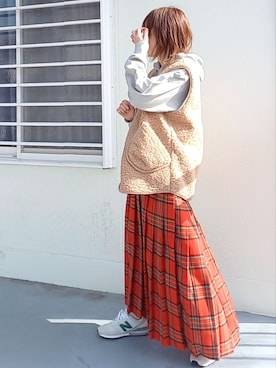 「coen（コーエン）のアイテム」を使った、piiiikoさん（レディース・152cm）の冬コーディネート