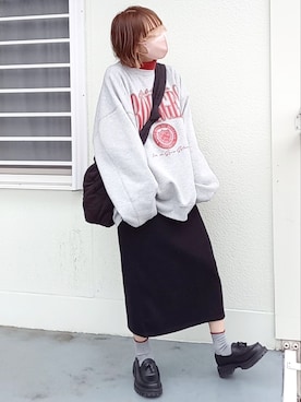 「アイテム（ショルダーバッグ）」を使った、piiiikoさん（レディース・152cm）の春コーディネート
