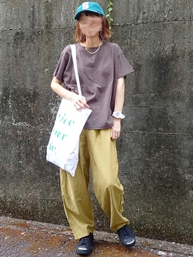 「ジャックパーセル」｜「アイテム（アクセサリー）」を使った、piiiikoさん（レディース・152cm）の秋コーディネート