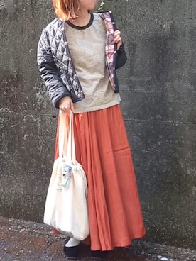 「SVEC（シュベック）のアイテム」を使った、piiiikoさん（レディース・152cm）の秋コーディネート