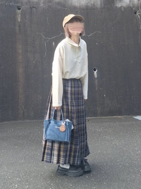 「Honeys（ハニーズ）のアイテム」を使った、piiiikoさん（レディース・152cm）の秋コーディネート