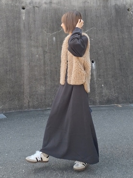 「アイテム（ワンピース）」を使った、piiiikoさん（レディース・152cm）の秋コーディネート